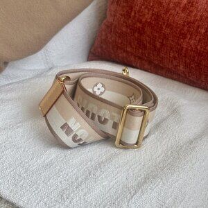 Louis Vuitton Jacquard Bandoulière Strap | Color: Beige